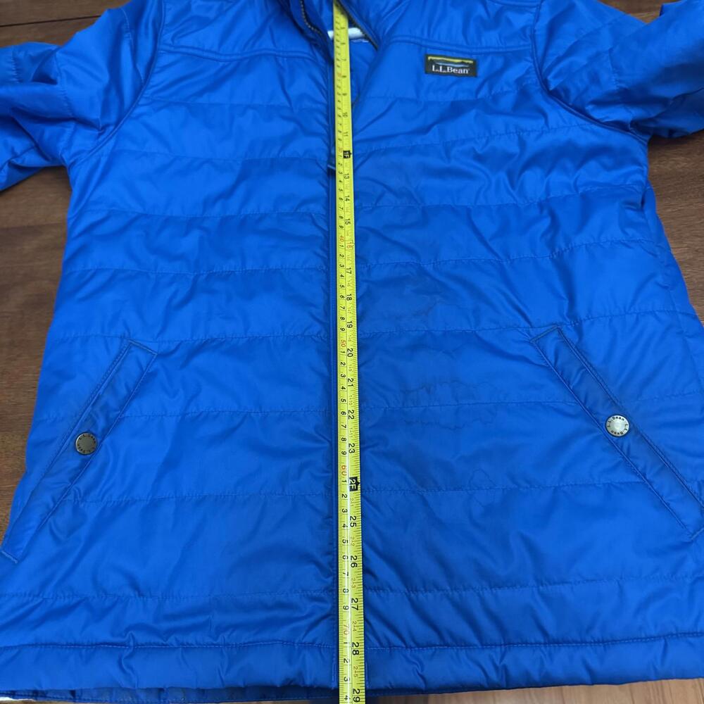 L.L. Bean, Blue Lightweight Puffer Jacket, Mens Small - Picture 6 of 8